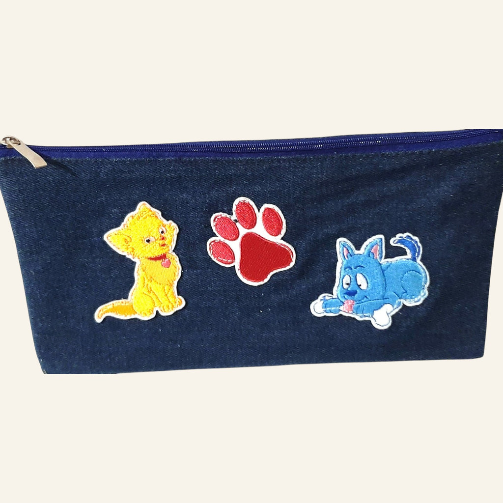 Personalized Denim Pouch