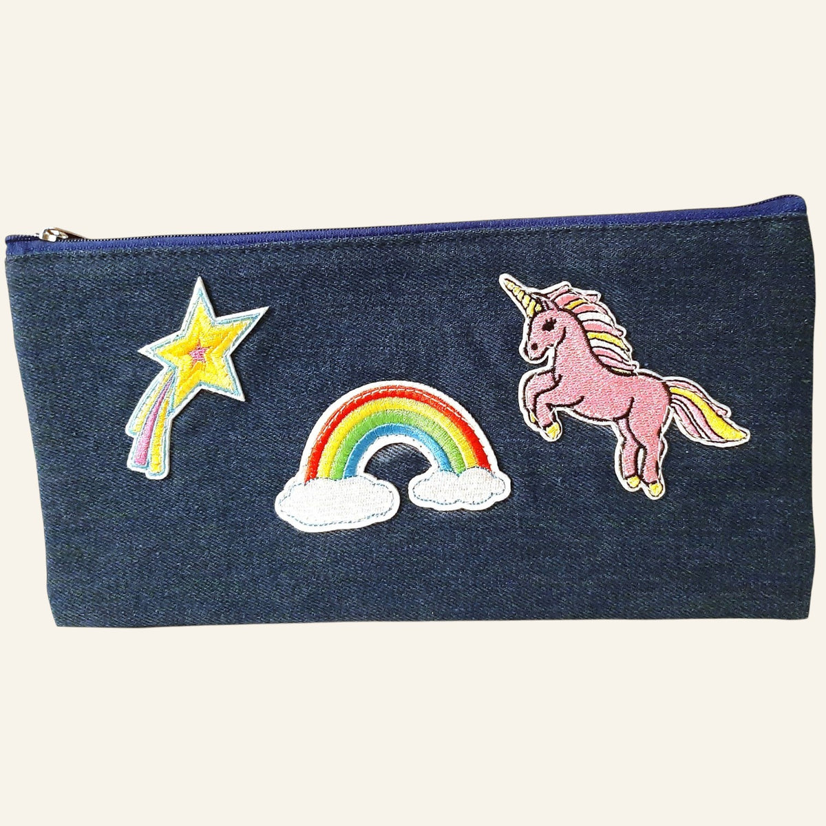 Personalized Denim Pouch