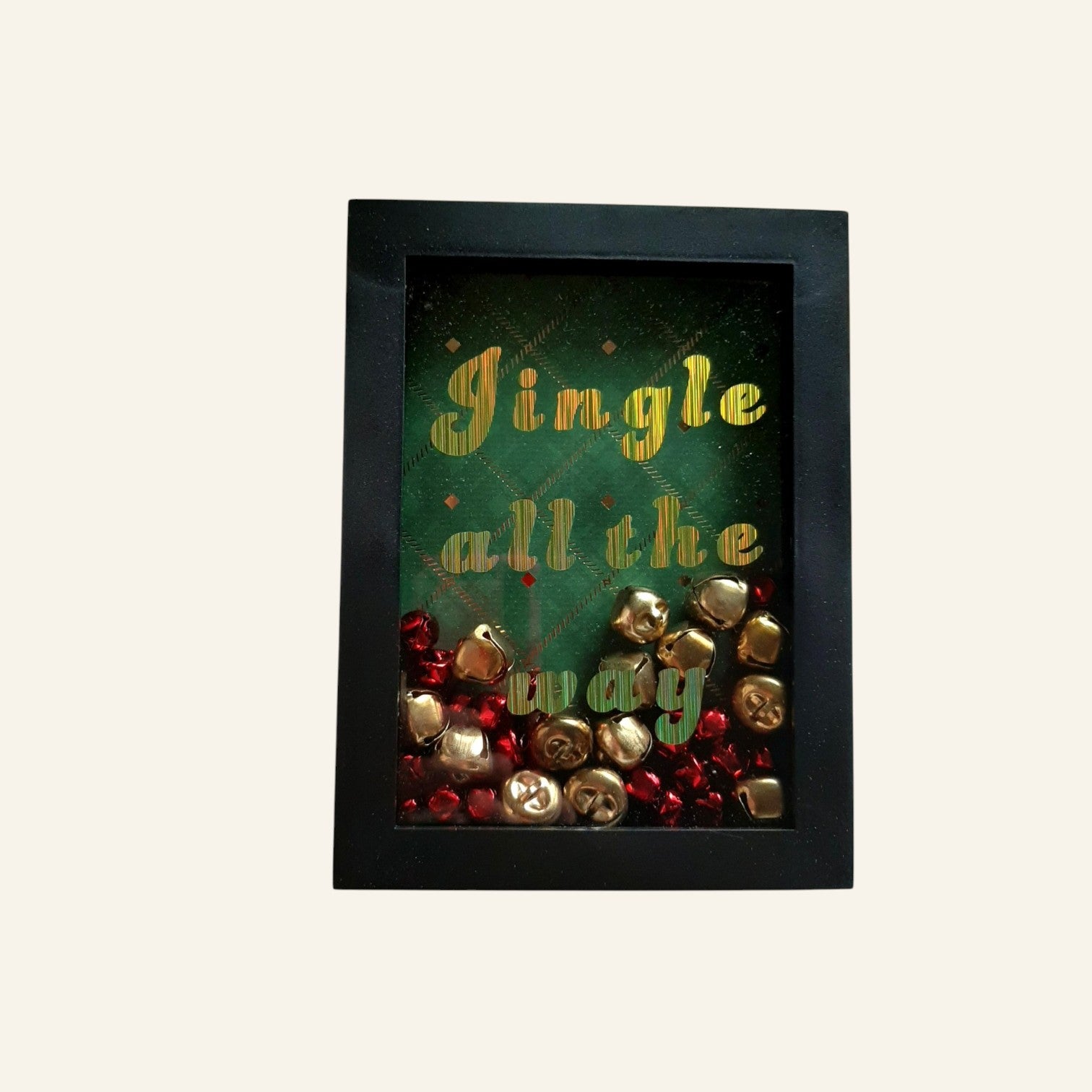 Handcrafted Jingle All The Way Shadow Box