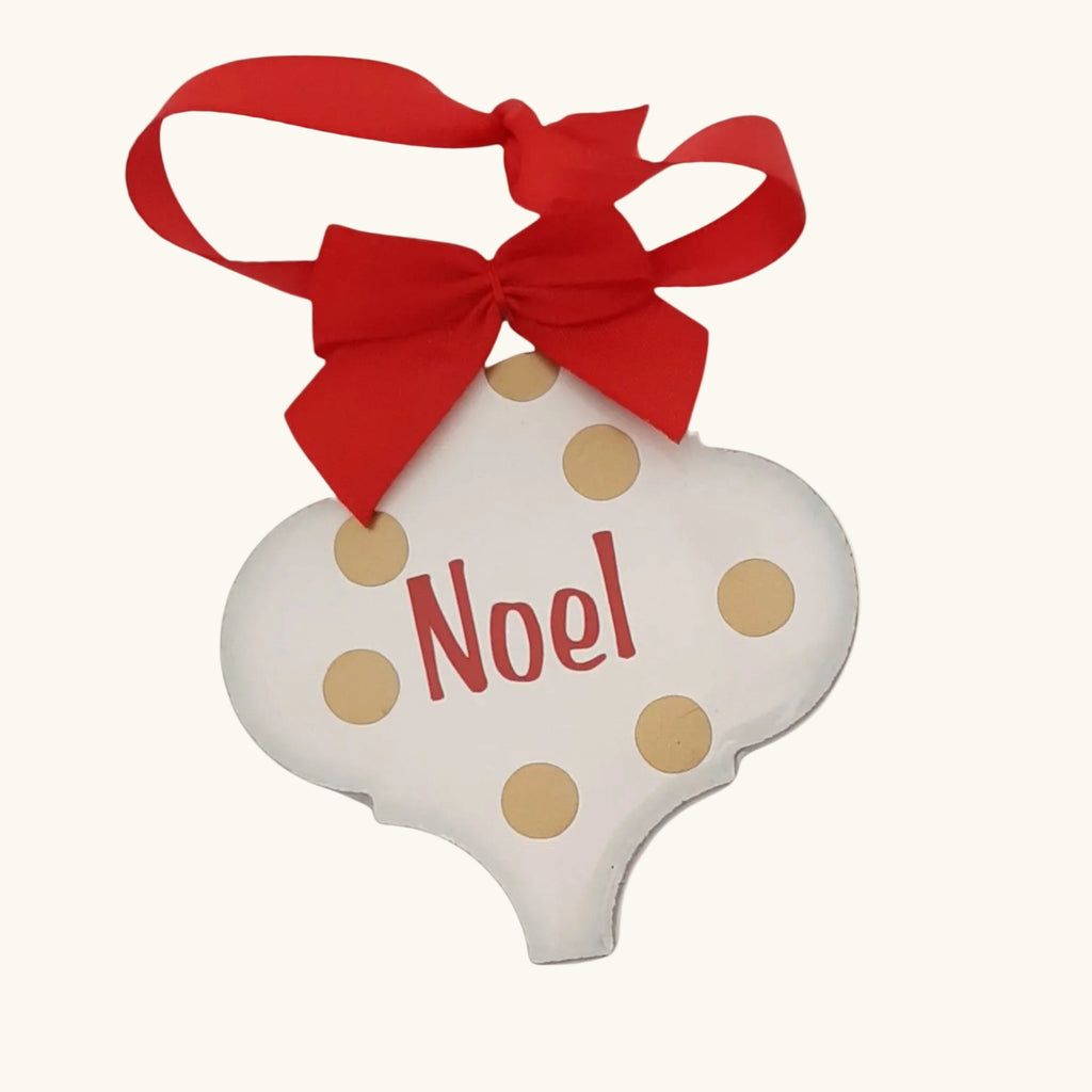 Handmade Ceramic Tile Christmas Ornament