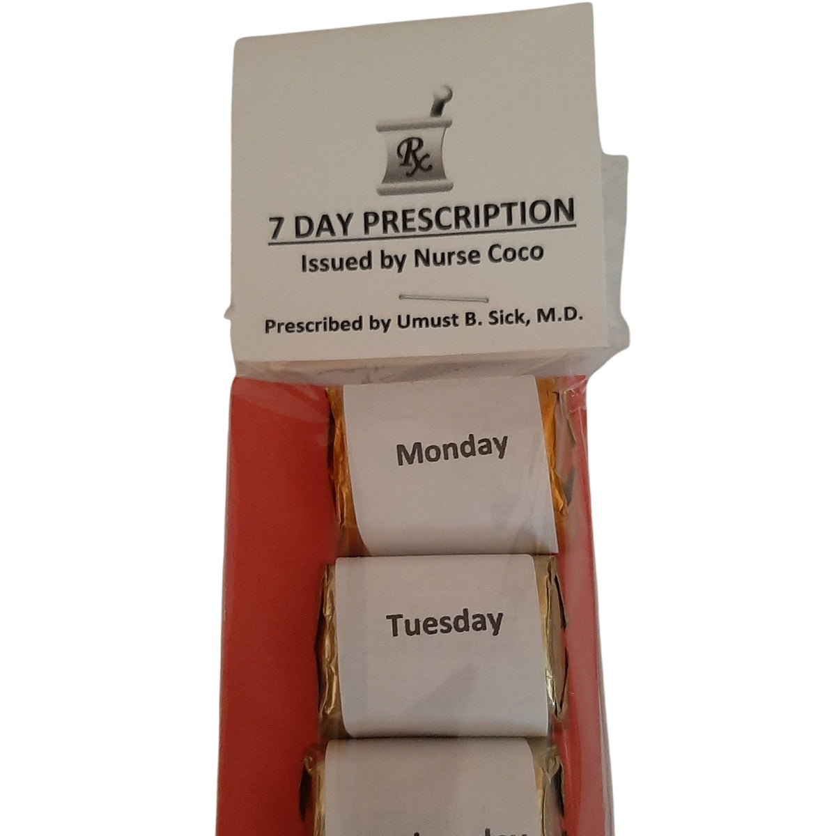 7 Day Prescription Gag Gift | Party Favors