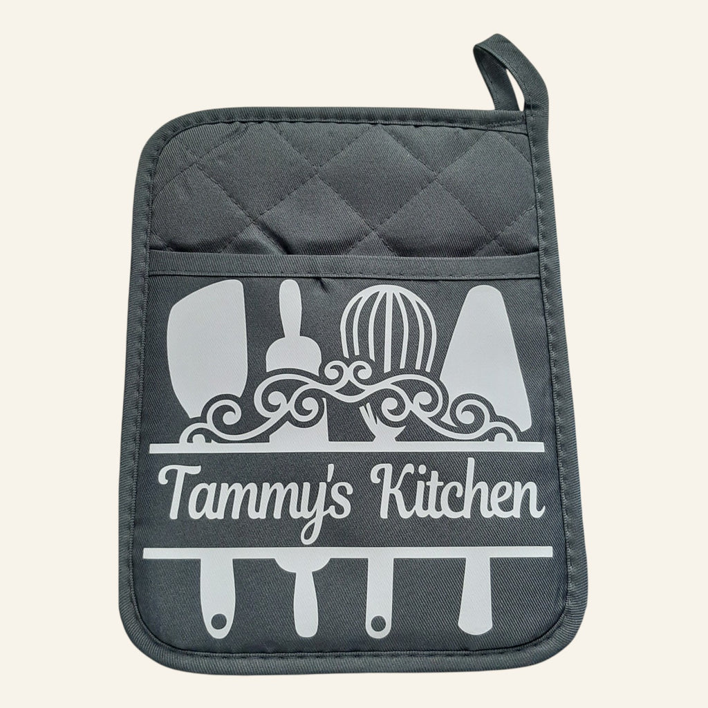 Custom Request Potholder - Design Your Own Kitchen Oven Mitts-Pot Holders - Housewarming Gifts - Personalized Gift Giving Idea