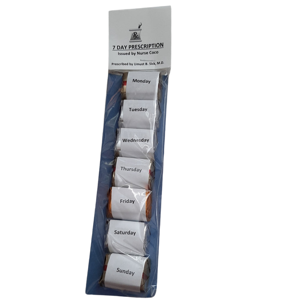 7 Day Prescription Gag Gift | Party Favors