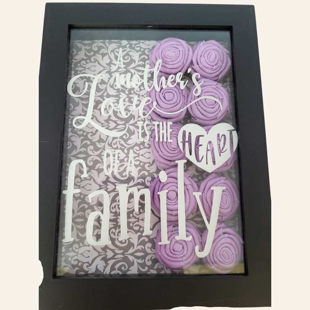 Handcrafted Mother's Love Shadow Box