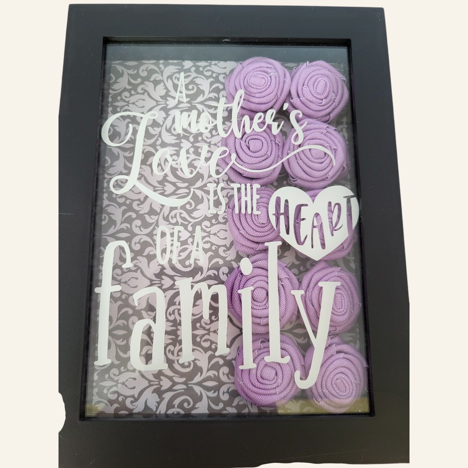 Handcrafted Mother's Love Shadow Box