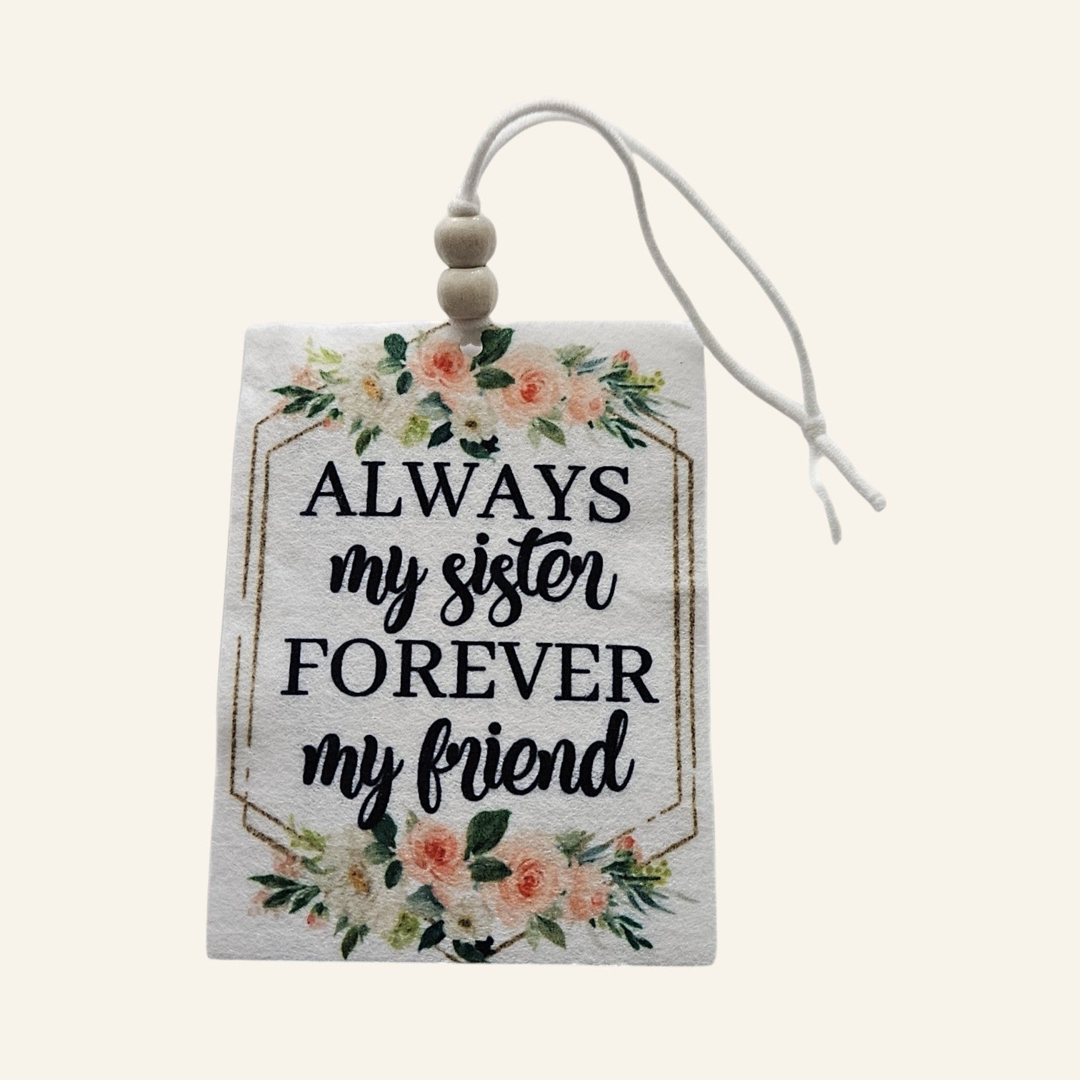 Round Air Freshener Double Sided
