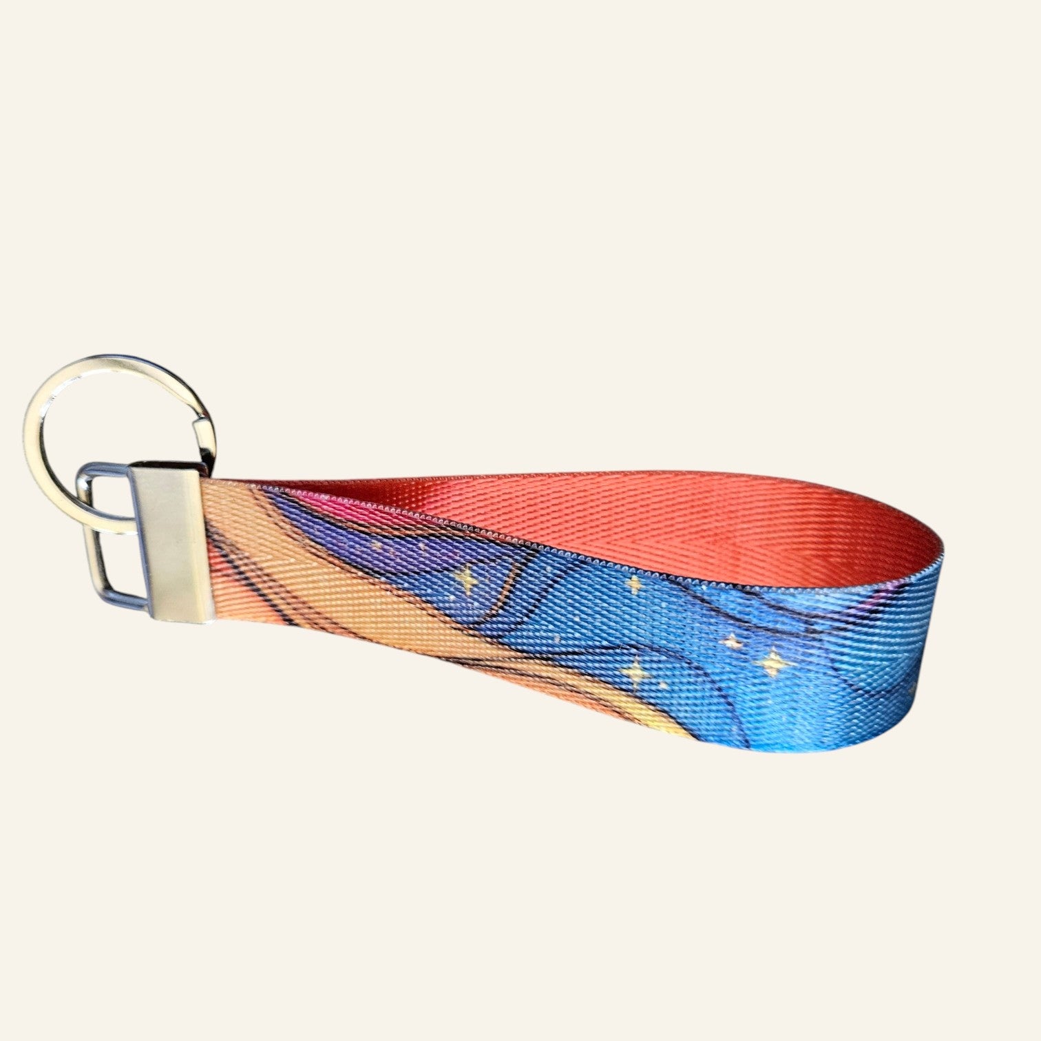 Wristlet Key Fob Sublimated Polyester Double-Sided