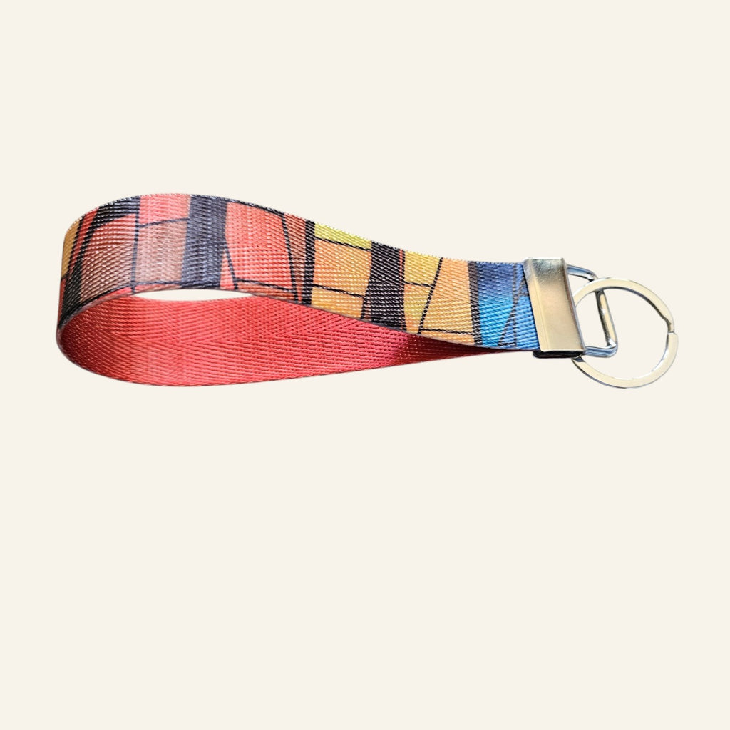 Wristlet Key Fob Sublimated Polyester Double-Sided