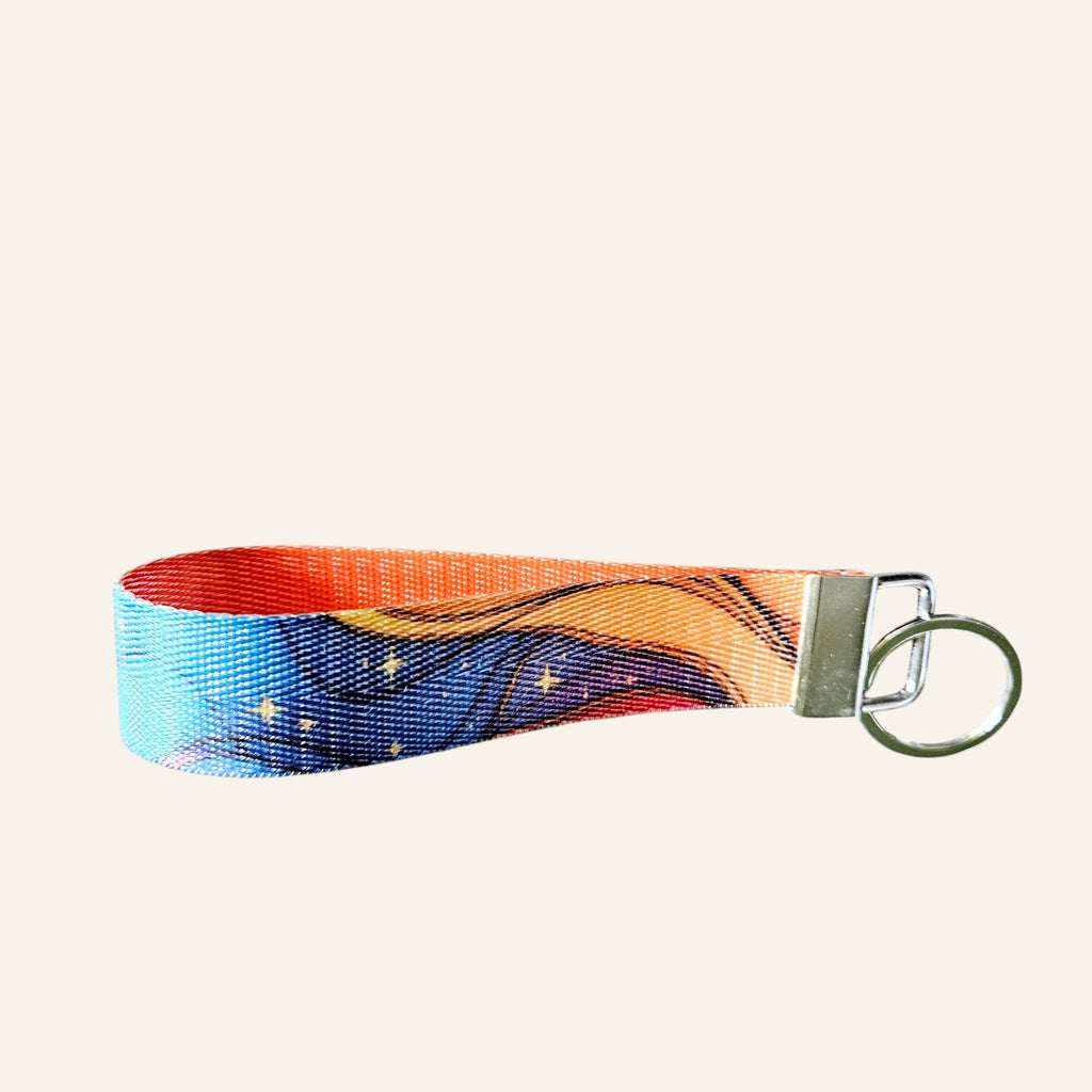 Wristlet Key Fob Sublimated Polyester Double-Sided