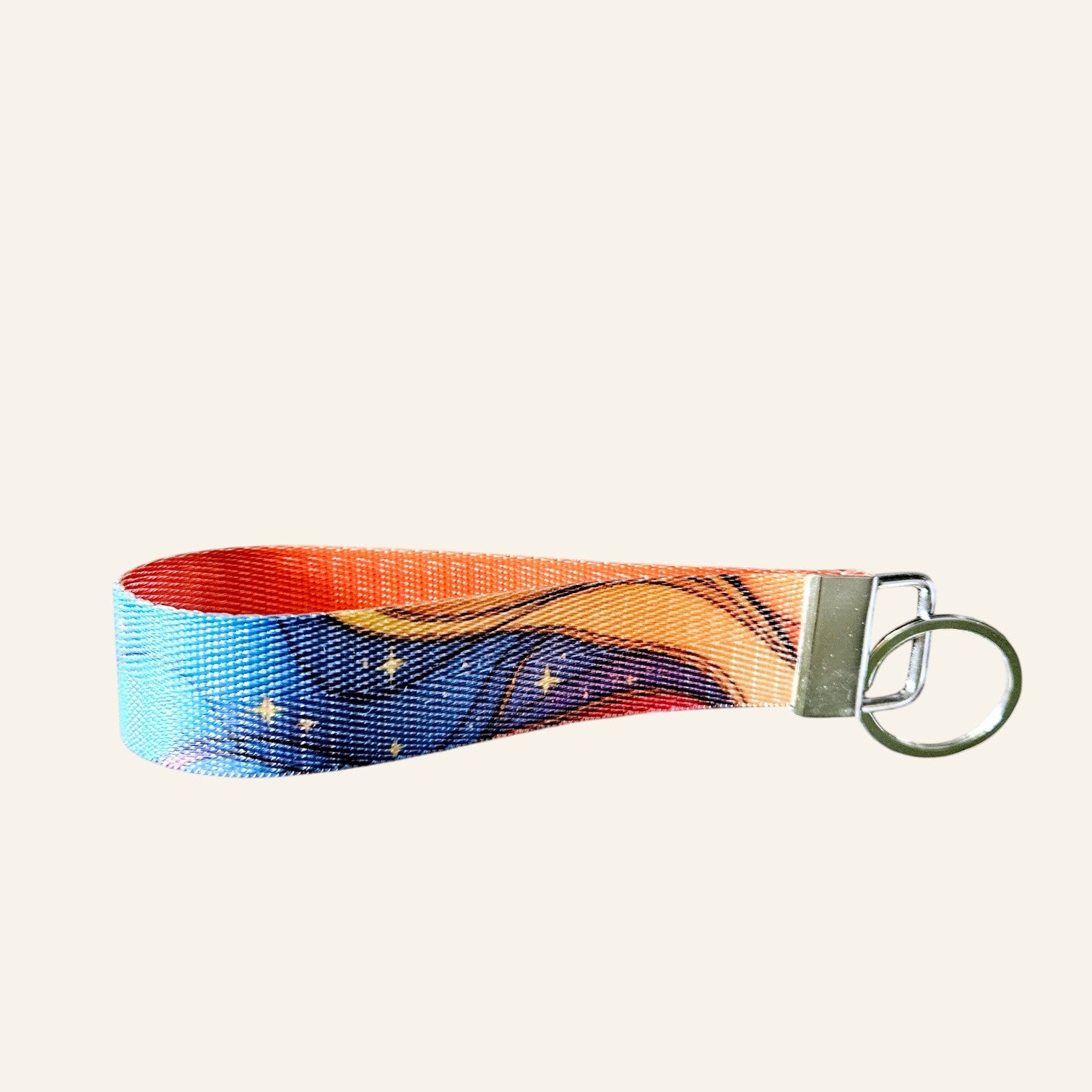Wristlet Key Fob Sublimated Polyester Double-Sided