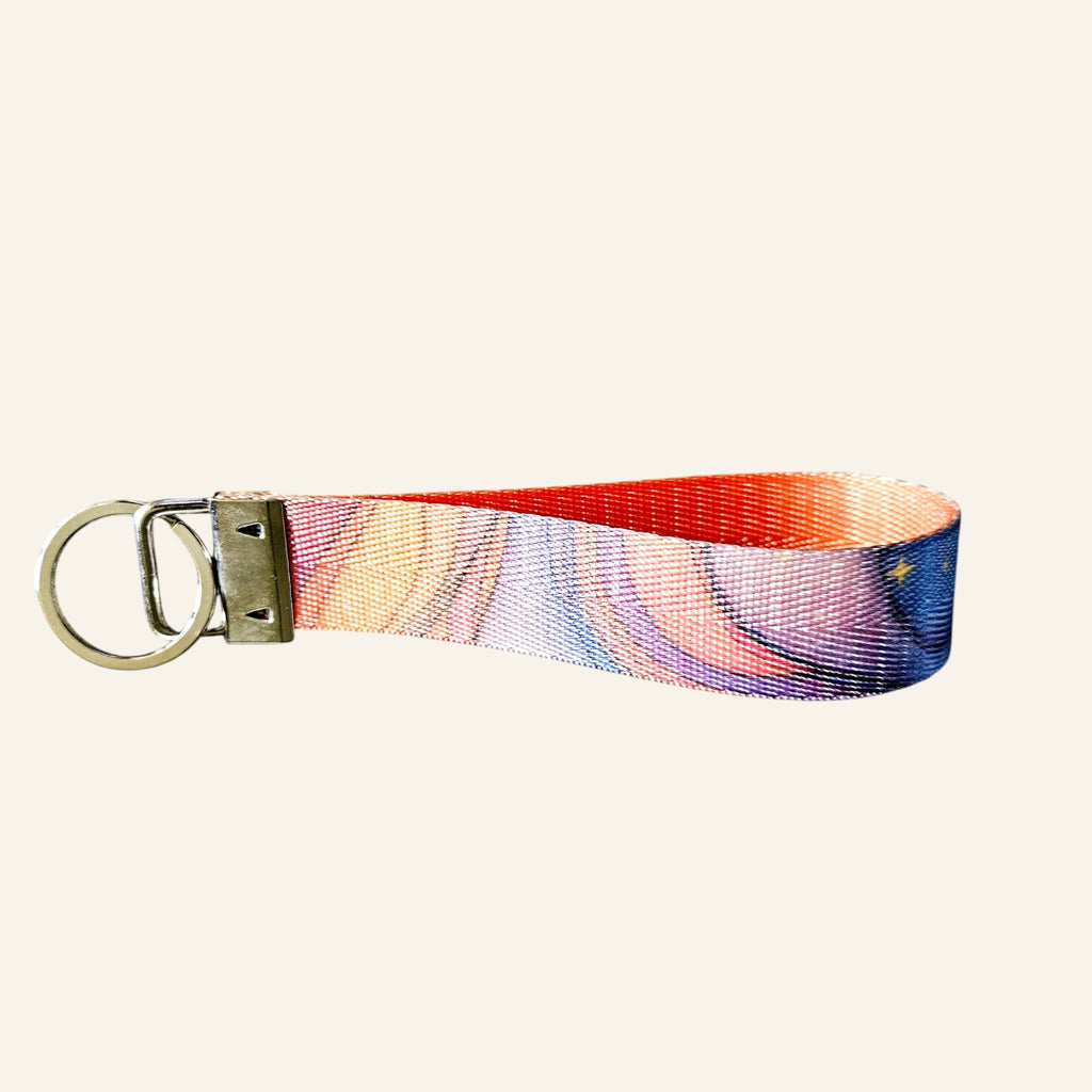 Wristlet Key Fob Sublimated Polyester Double-Sided