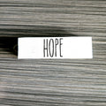 Rustic White Solid Wood Ornament