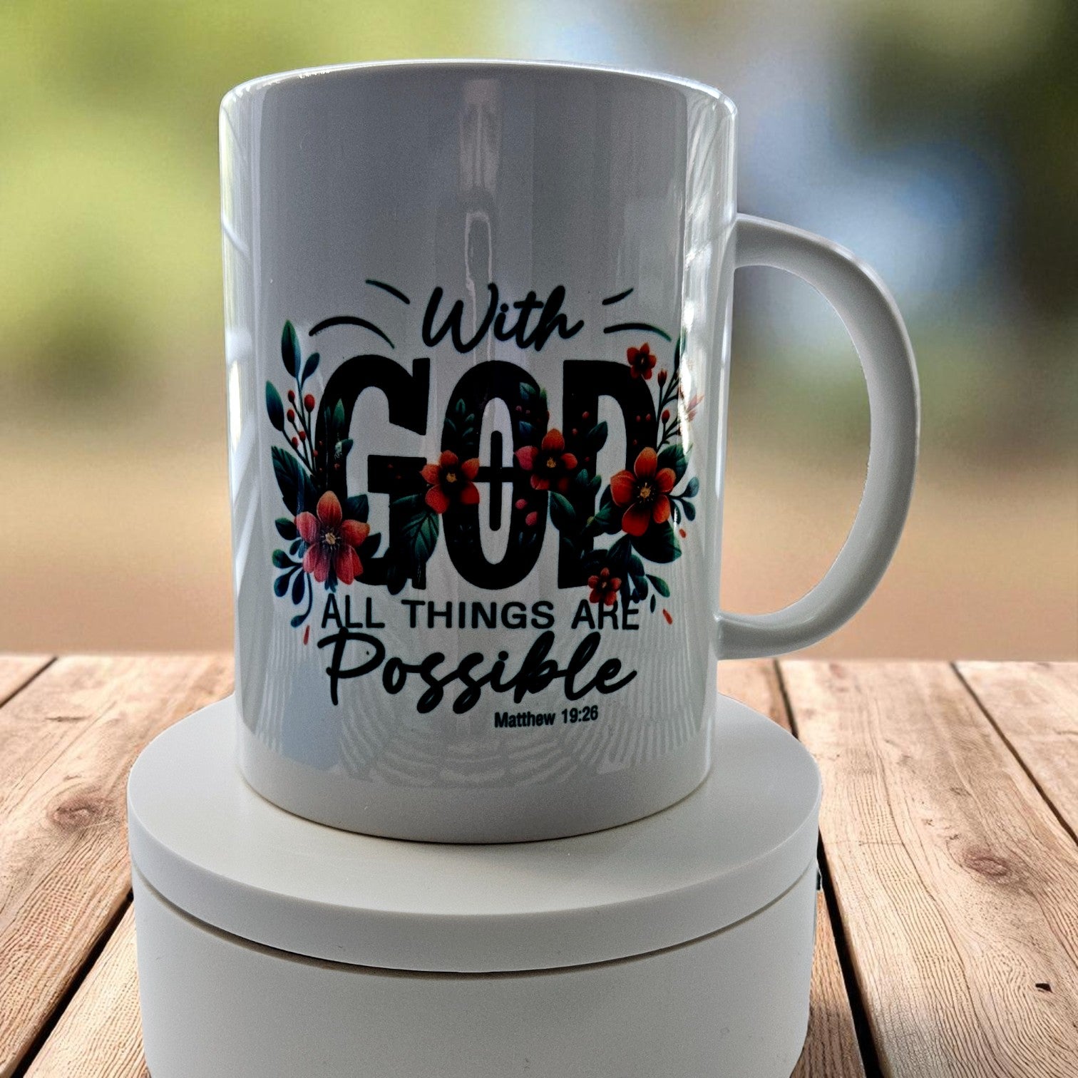 With God All Things Are Possible 15oz Mug