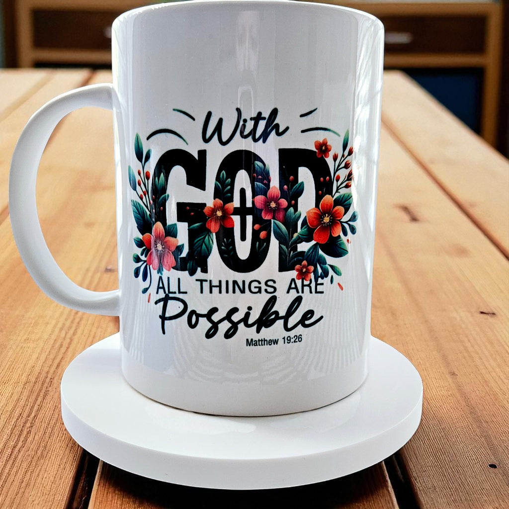 With God All Things Are Possible 15oz Mug