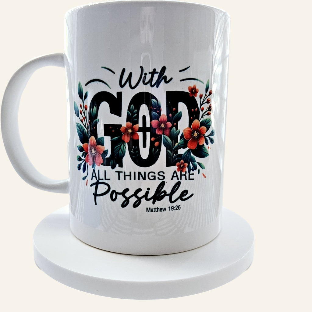 With God All Things Are Possible 15oz Mug