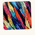 Set of 2 Colorful Coasters