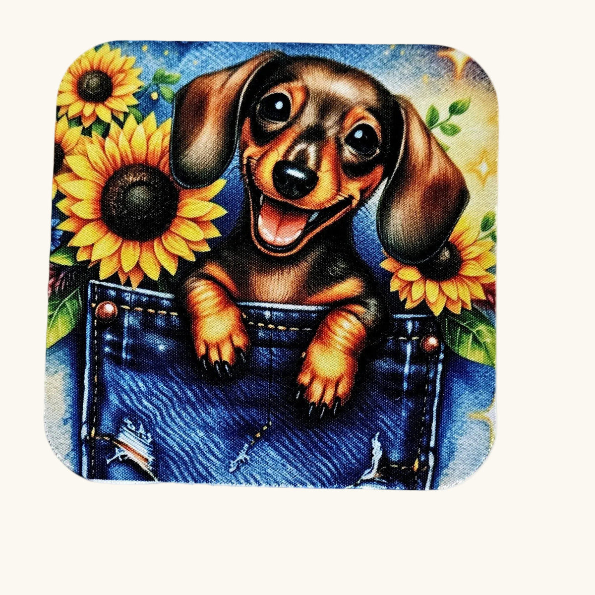 4x4 Square Neoprene Coasters