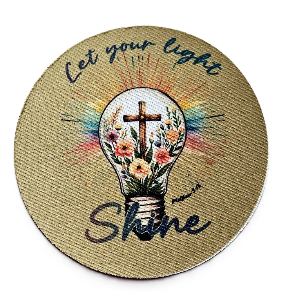 4" Round Neoprene Coasters
