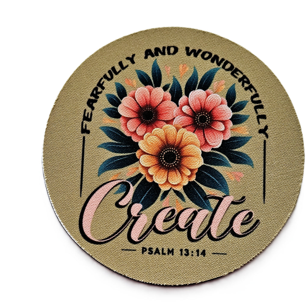 4" Round Neoprene Coasters