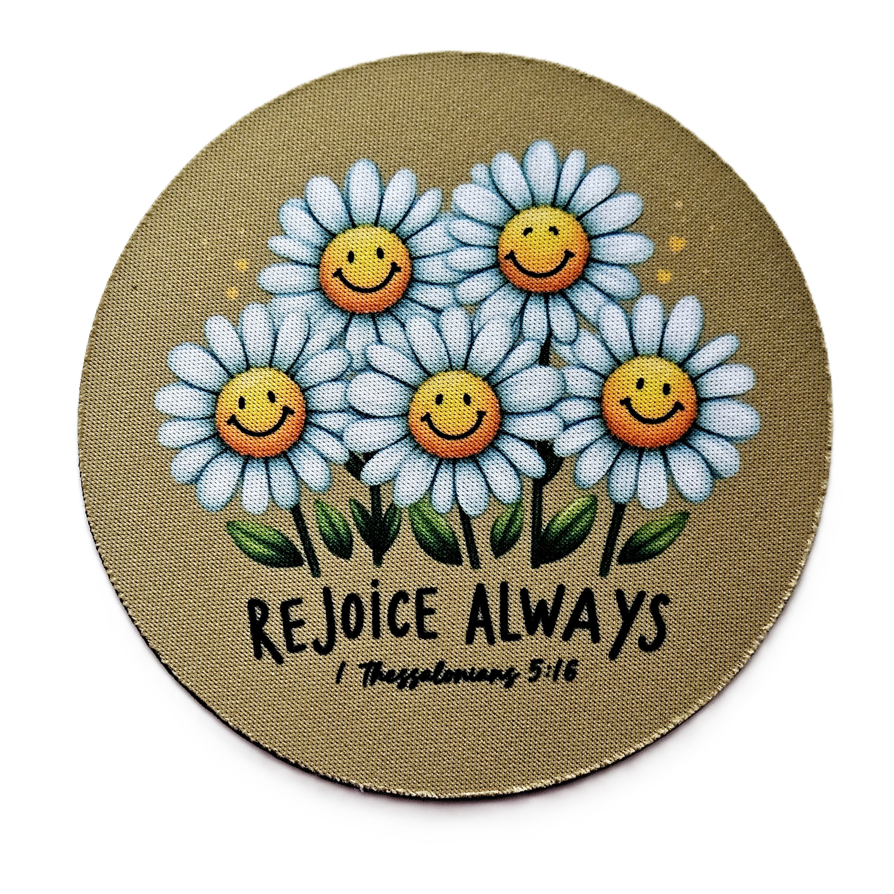 4" Round Neoprene Coasters