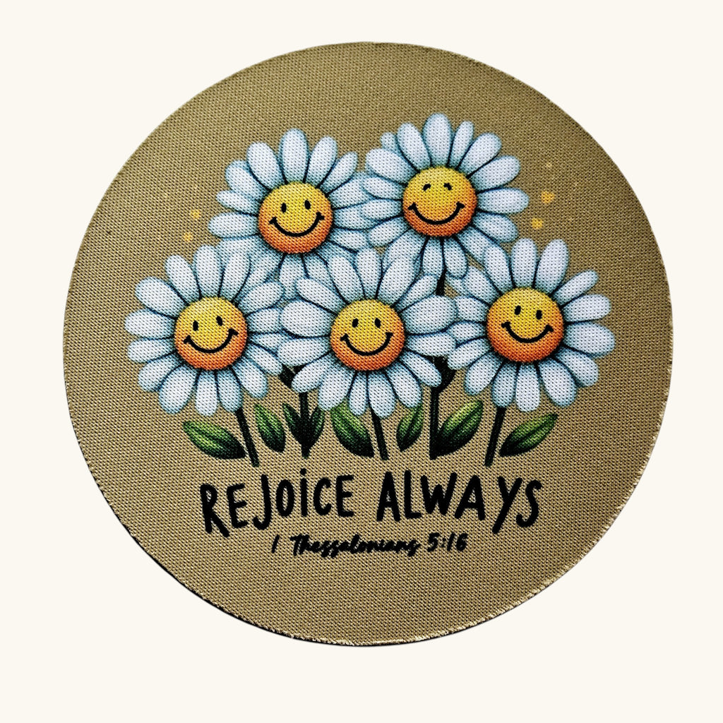 4" Round Neoprene Coasters