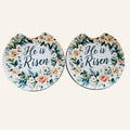 Car Coasters, Cute Car Coasters, Set of 2 Car Coasters