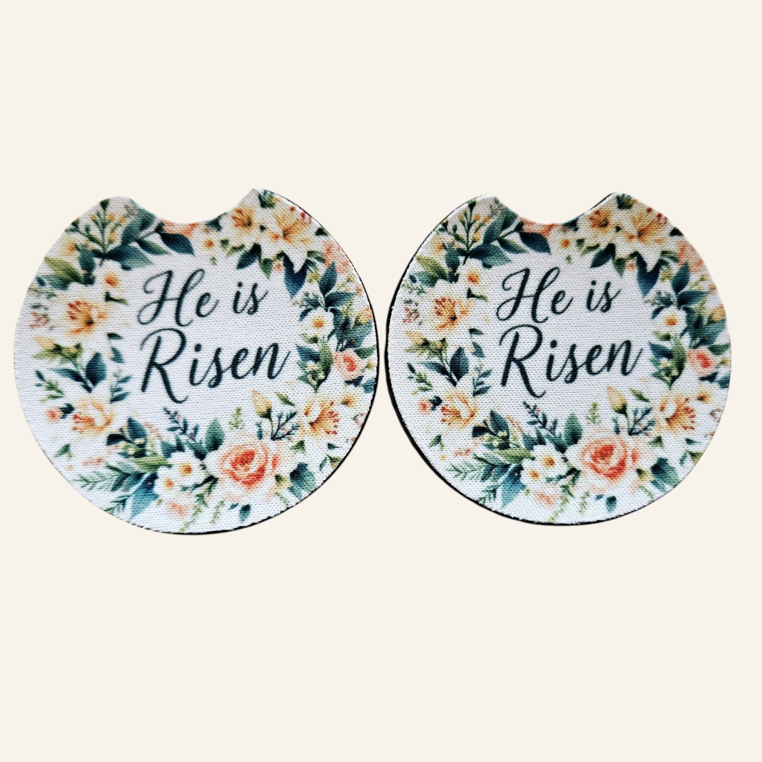 Car Coasters, Cute Car Coasters, Set of 2 Car Coasters