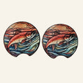 Car Coasters, Cute Car Coasters, Set of 2 Car Coasters