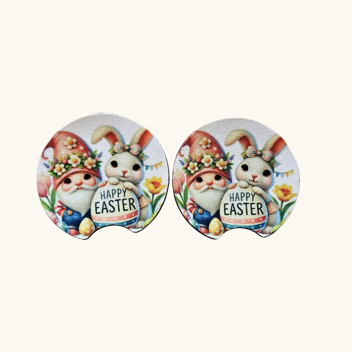 Car Coasters, Cute Car Coasters, Set of 2 Car Coasters