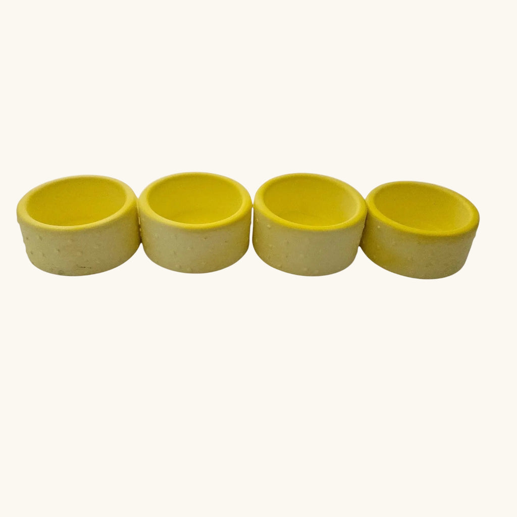 Handmade Ceramic Resin Tealight Holder Set of 4 Hope Love Live Praying Hands