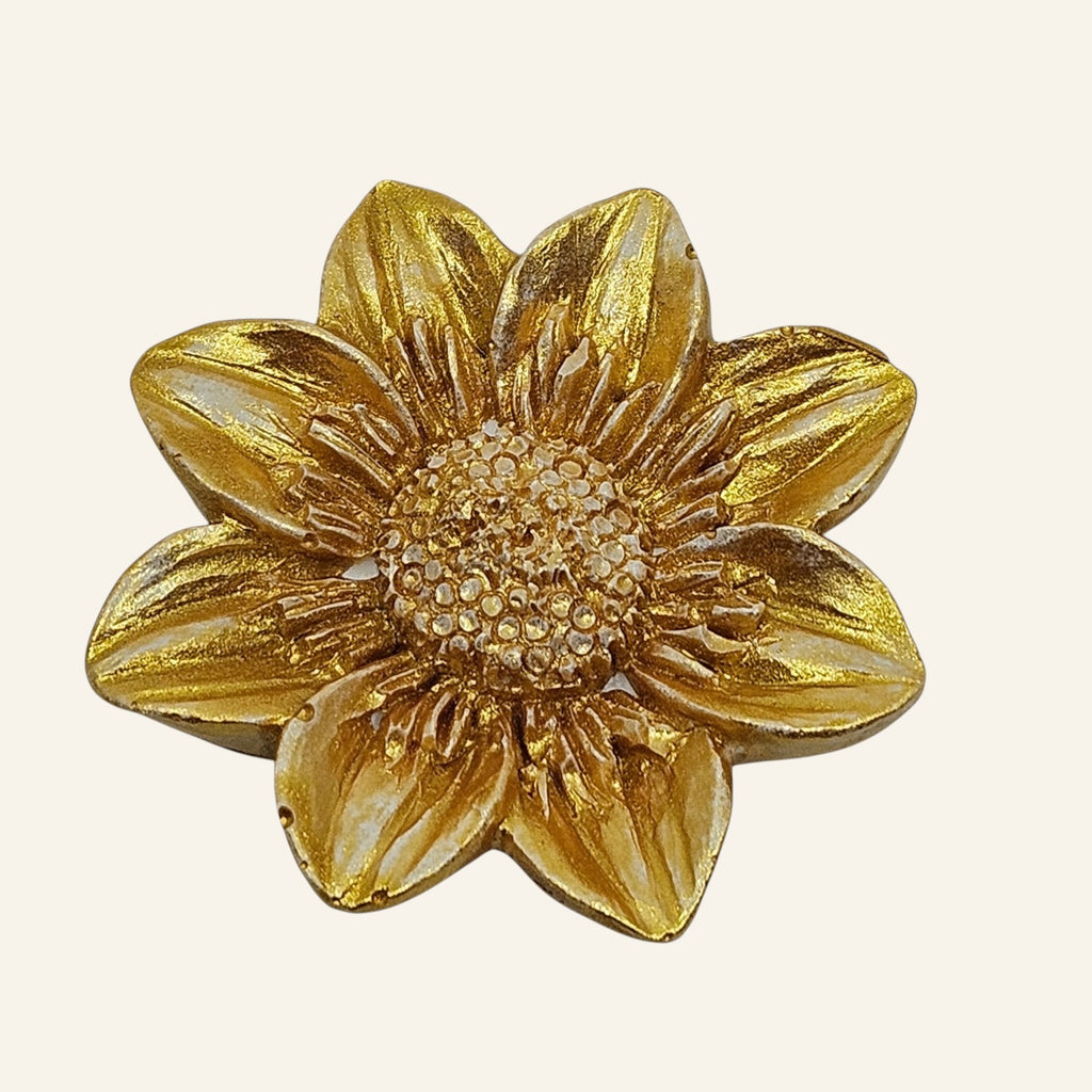 Heart-Shaped Trinket Dish with gold accents