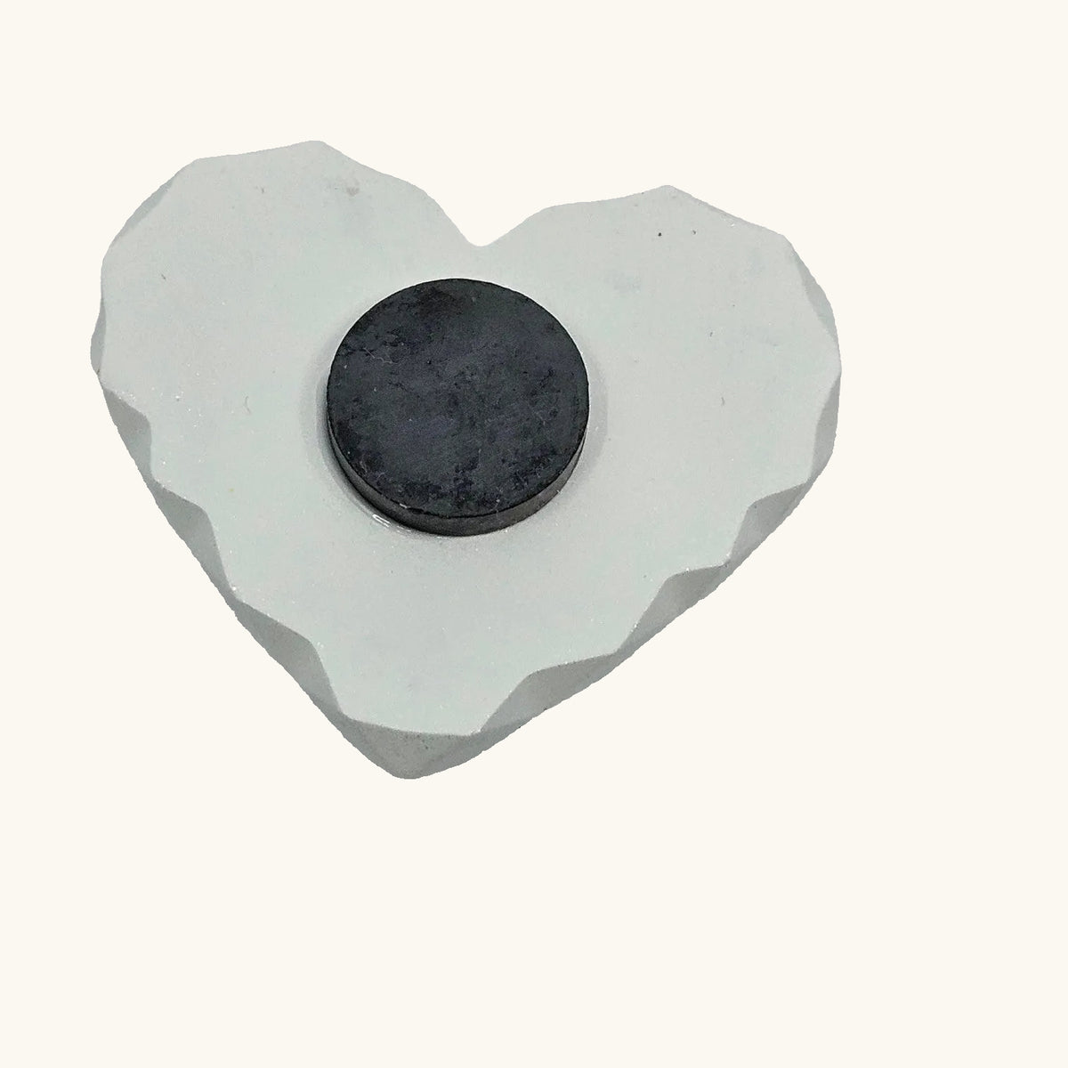 Heart Eco Resin Fridge Magnet Handmade Cottagecore Decor