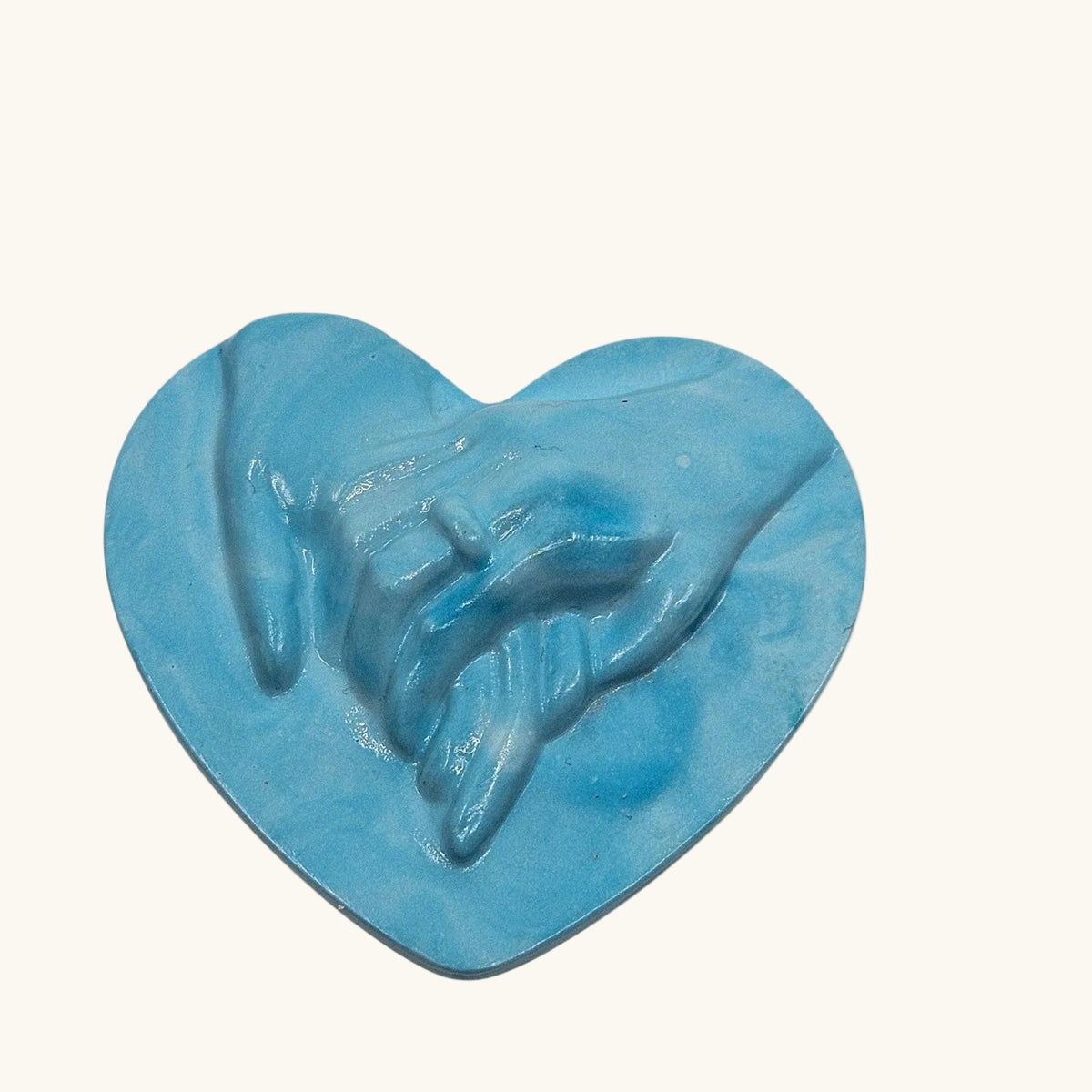 Heart Eco Resin Fridge Magnet Handmade Cottagecore Decor
