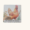 Chicken Motivational Wood Block Desk/Shelf Sitter
