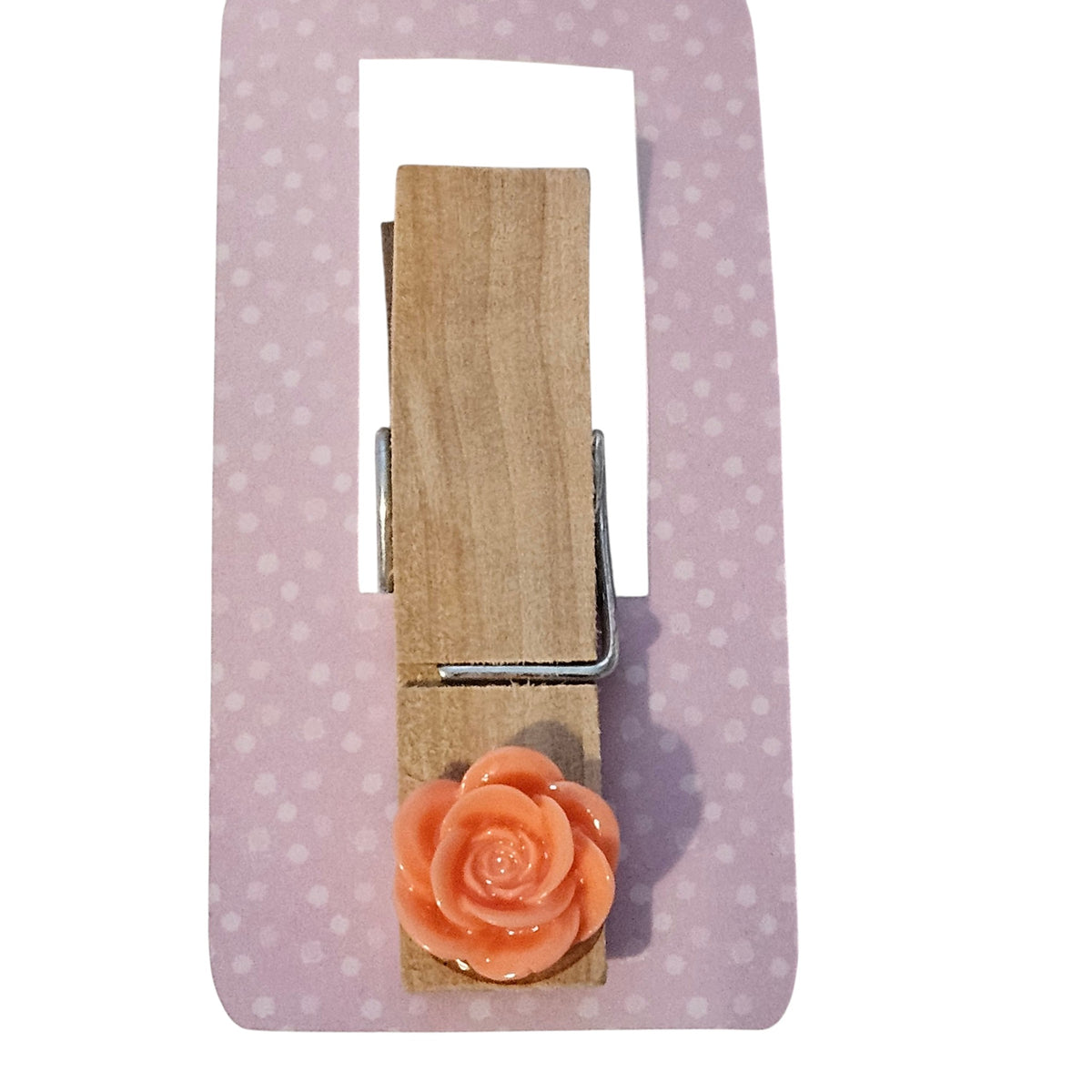 Wholesale Lot Natural Clothespin Flower Magnets
