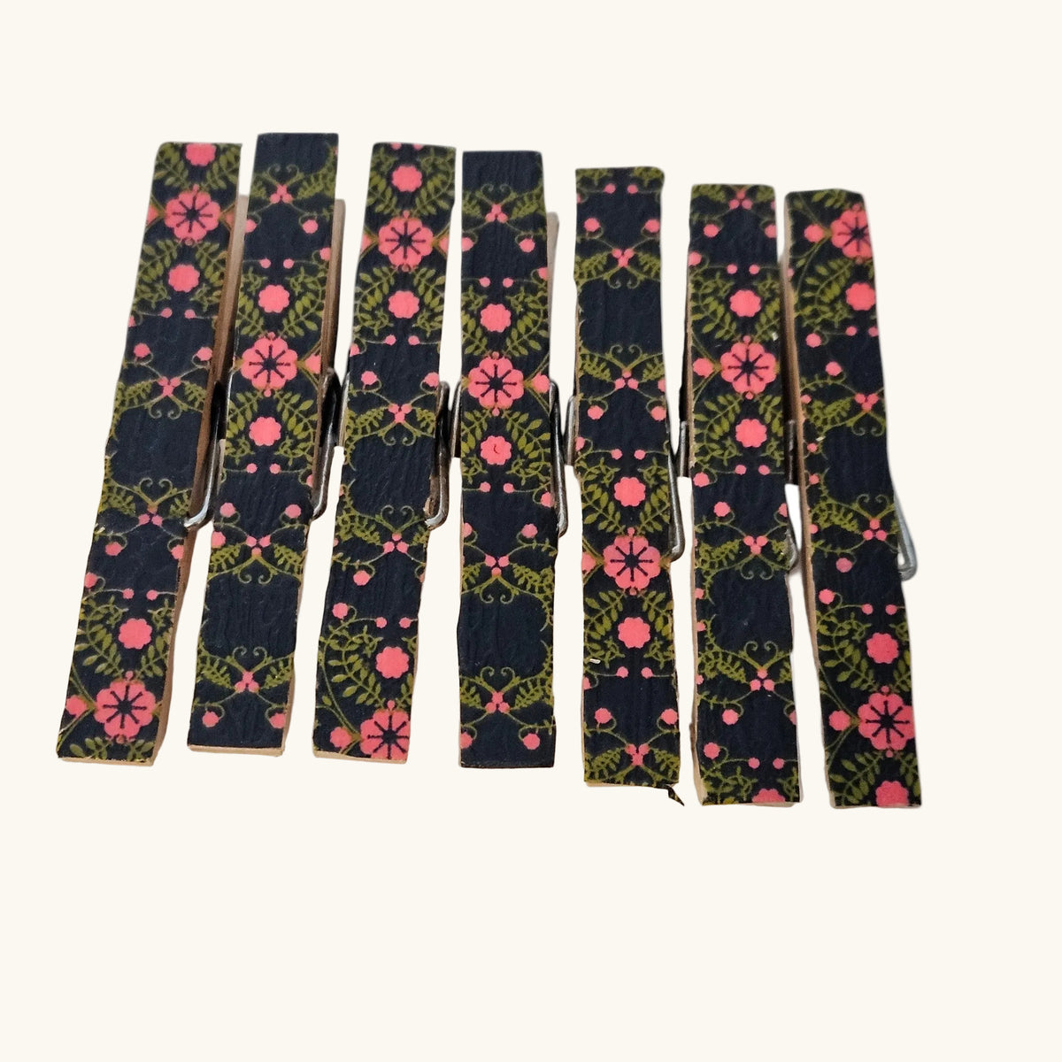Upcycled Clothespin Refrigerator Magnets –Wholesale 5 - Sets of 4 - Handmade Mag