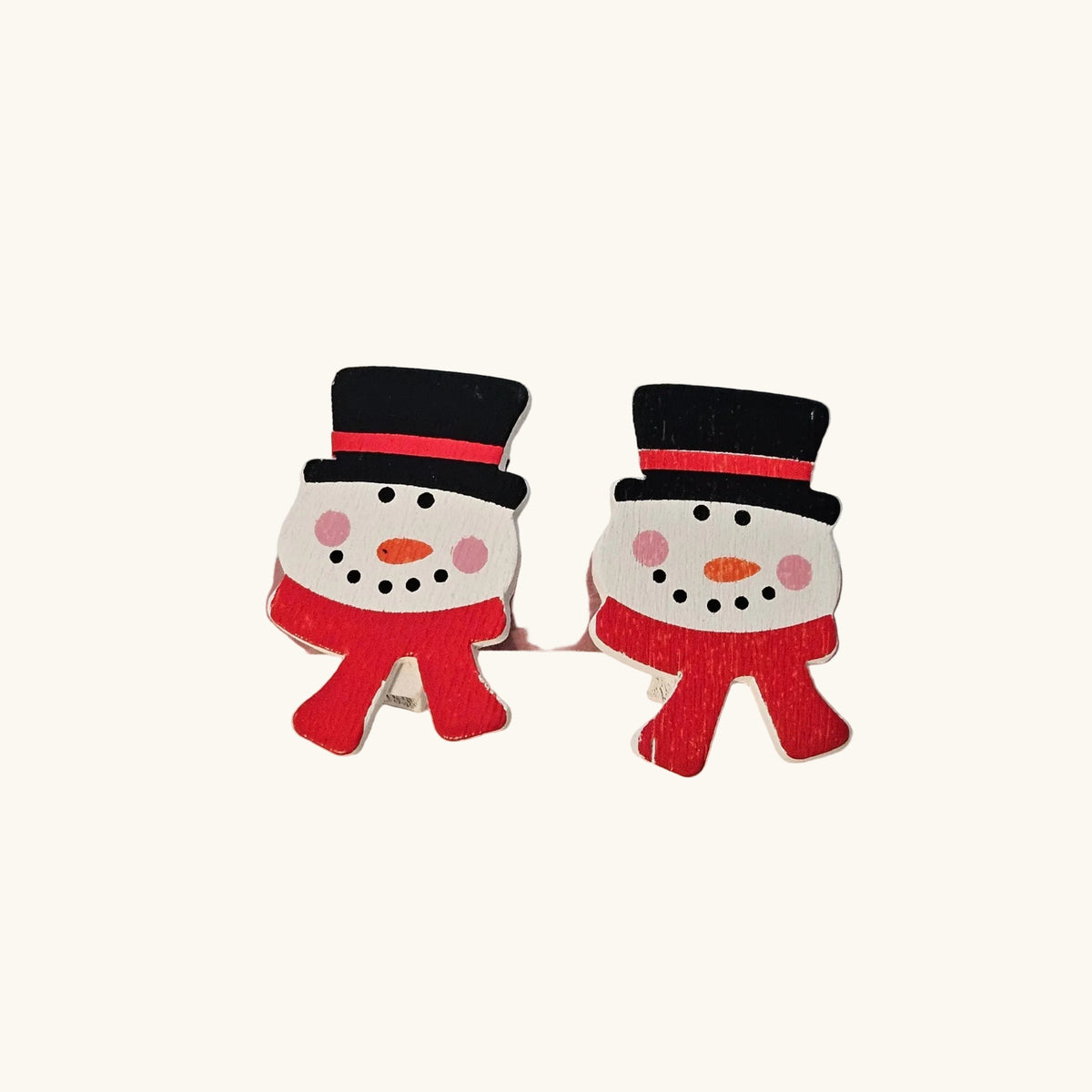 Wholesale Snowman Mini Clothespin Magnets