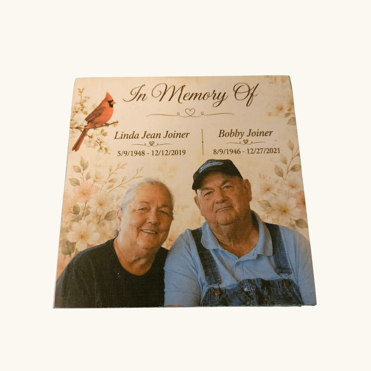 Memorial Photo Plaque