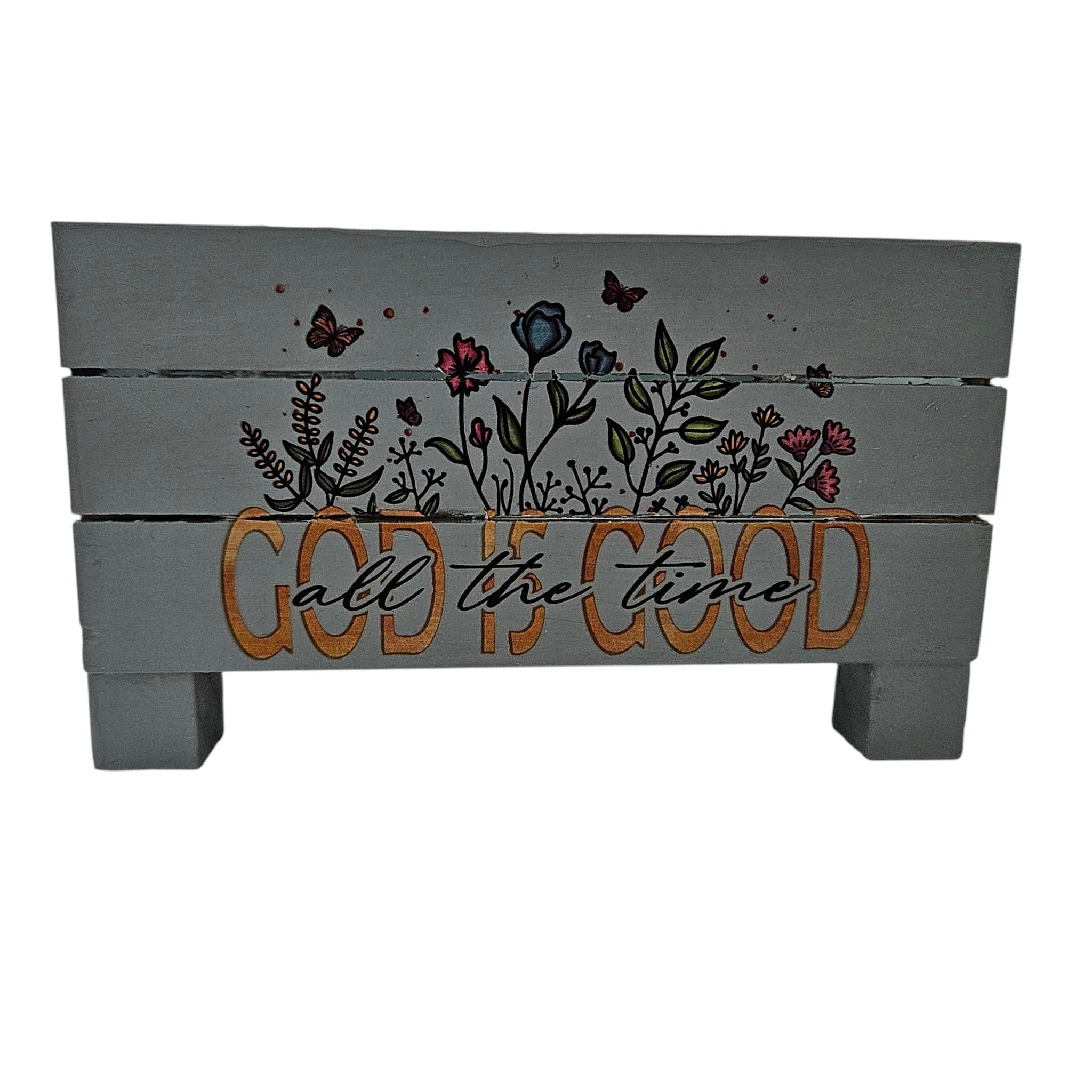 God Is Good All The Time Wooden Box