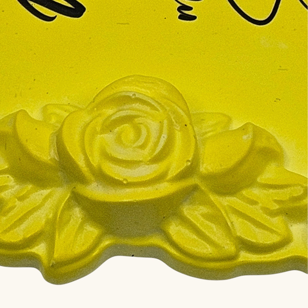Handmade Eco Resin Inspirational Dandelion Tray – “When Life Gives You More Than You Can Stand, Kneel”