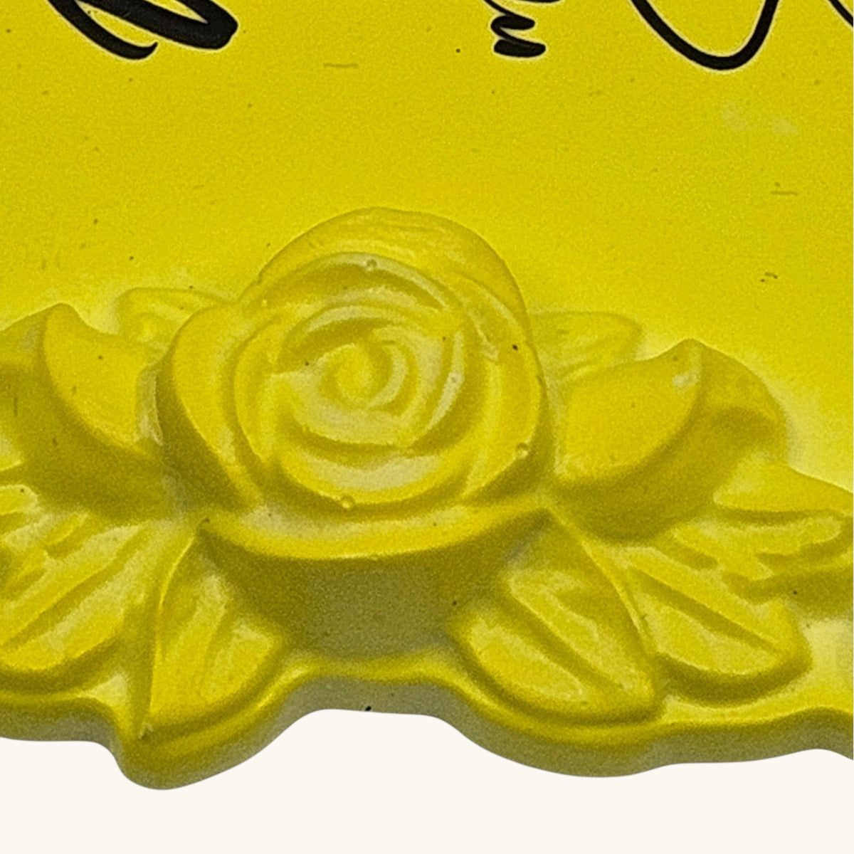 Handmade Eco Resin Inspirational Dandelion Tray – “When Life Gives You More Than You Can Stand, Kneel”