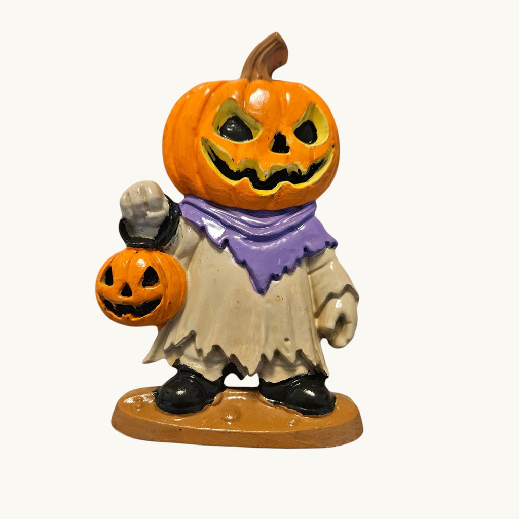Paint Your Own Pumpkin Head Ceramic Figurine