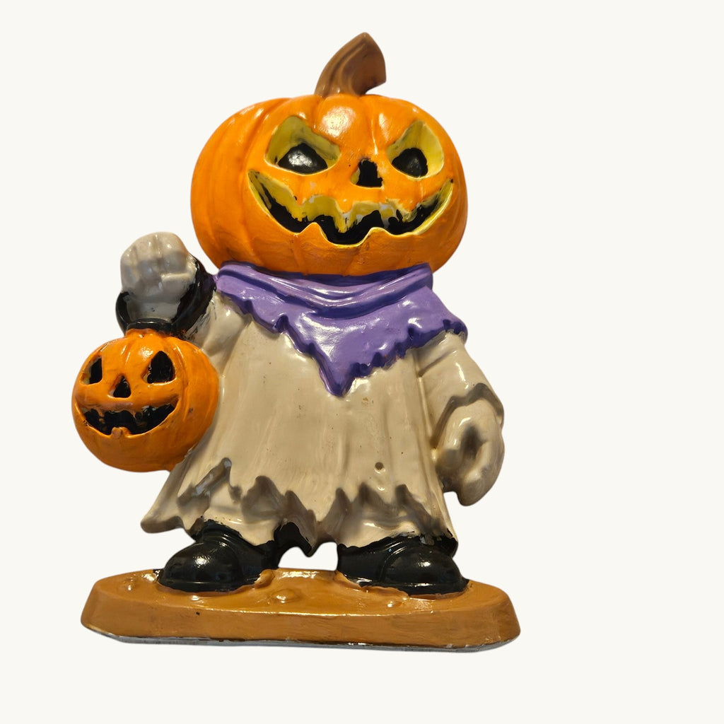Paint Your Own Pumpkin Head Ceramic Figurine