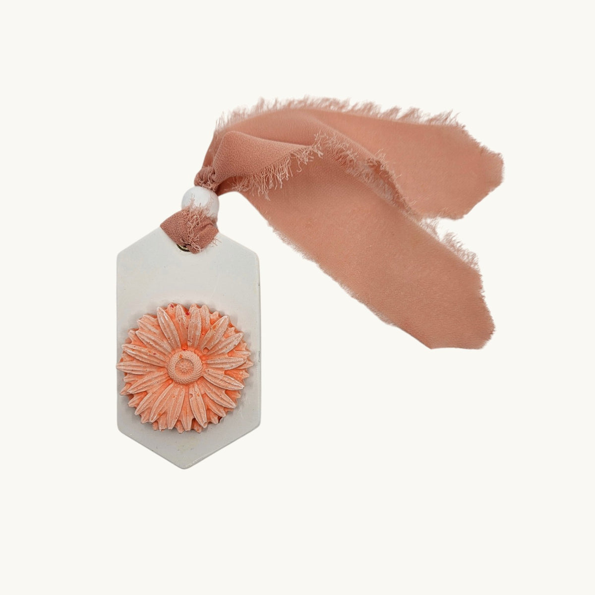 Handmade Hexagon Floral Aroma Stone – Includes Fragrance