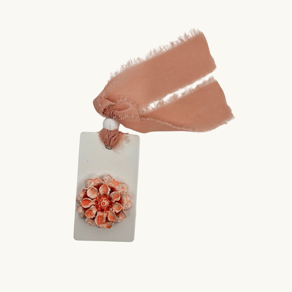 Handmade Rectangle Floral Aroma Stone – Includes Fragrance