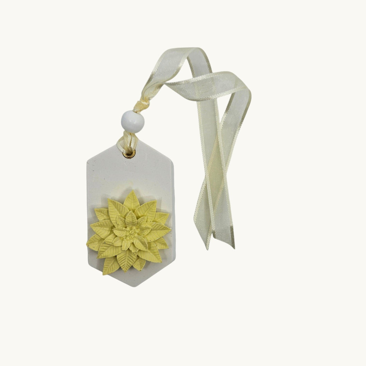 Handmade Hexagon Floral Aroma Stone – Includes Fragrance