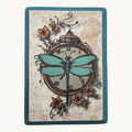 Vintage-Inspired Dragonfly Wall Hanging Plaque – 5" x 7"