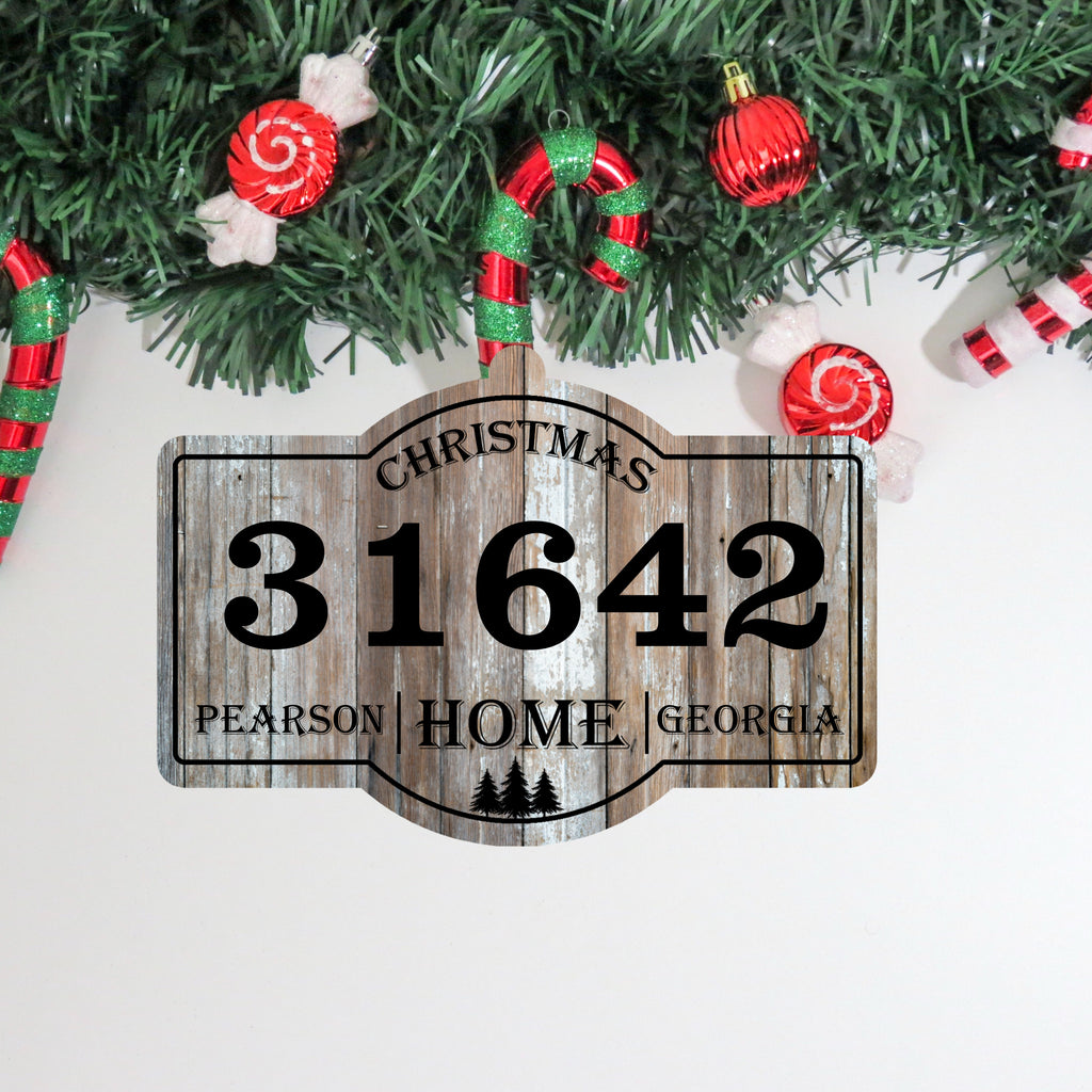 Zip Code Ornament | Realtor Gift for New Homeowner|Family 2026 Ornament