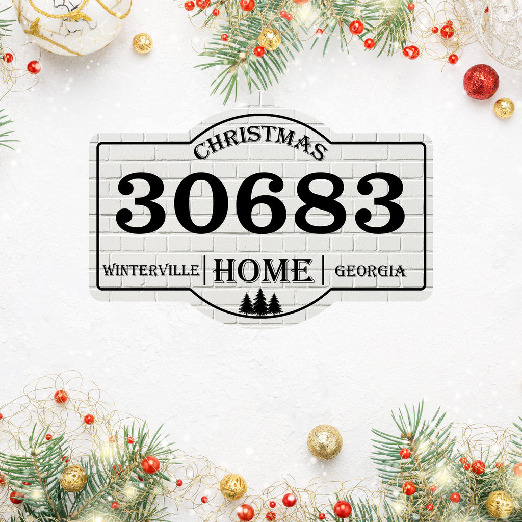 Zip Code Ornament | Realtor Gift for New Homeowner|Family 2026 Ornament