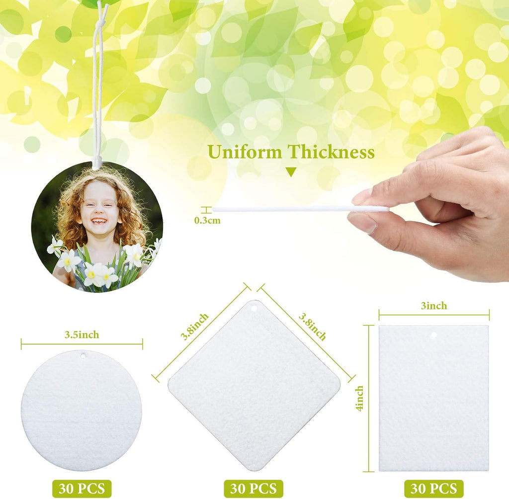 Custom Photo Air Freshener Round, Rectangle, Rhombus